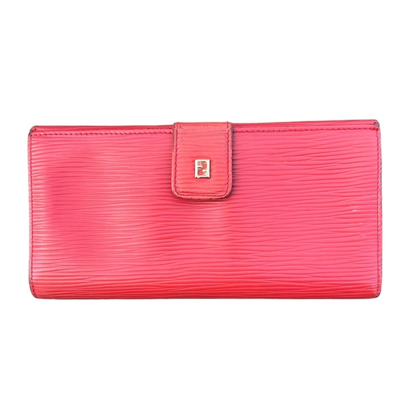 Fendi Handbags - Vintage Fendi Red Epi Leather‎ Wallet